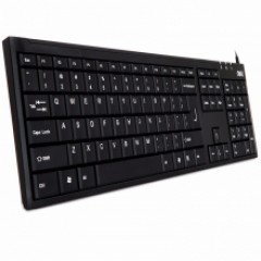得力有線鍵盤套裝鼠標鍵盤靜音設計防水鍵盤USB 鍵盤3712